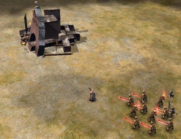 Sarum und ne truppe uruks