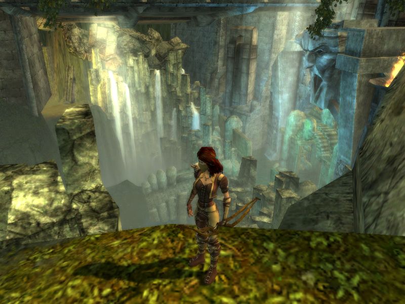 Versteckter Wasserfall