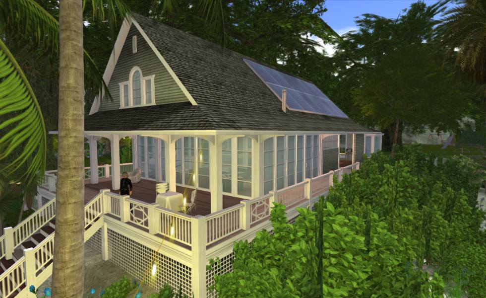 Second Life: Strandhaus 1