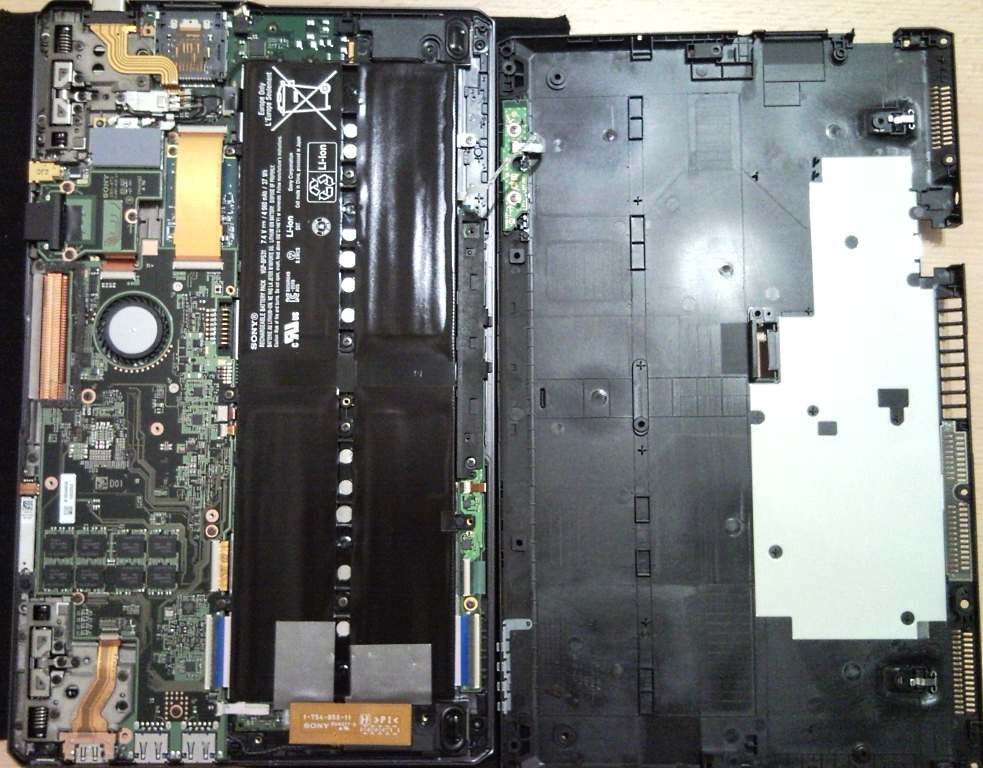 Sony Vaio Duo 11 inside 2