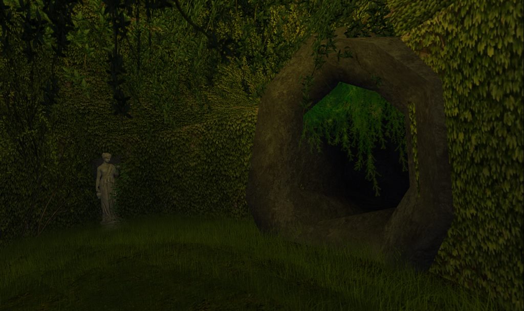 Erdreich-Grotte