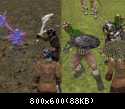 Orcs, Munks und Evil Fairy in action.
Diesmal auch mit *leucht-augen-effect*.