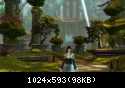 Guild Wars 2 Beta: Götterfels ist die Heimat der Menschen. Eine gewaltige Stadt mit zentral gelegenem Park.